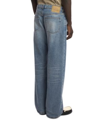Large Fit Jeans in Blue Denim