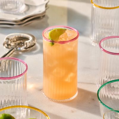 Nell Highball Glass, Watercress