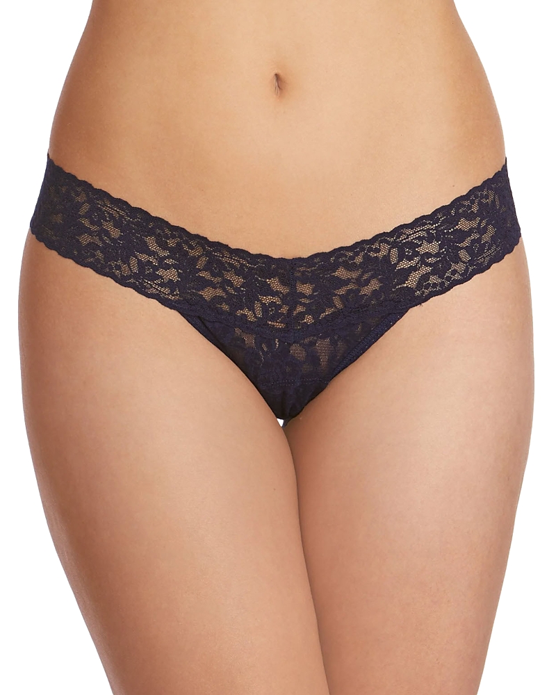 Hanky Panky Signature Lace® Leakproof Original Rise Thong In Black