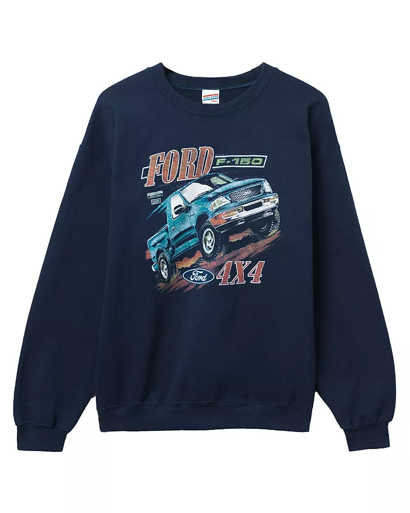 Junk Food Clothing Unisex Ford F-150 4X4 Flea Market Fleece Sweatshirt