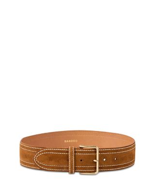 Sandro - Women's Wide Leather Belt