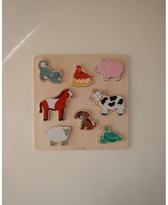  Wooden Farm Puzzle - Ages 2-4