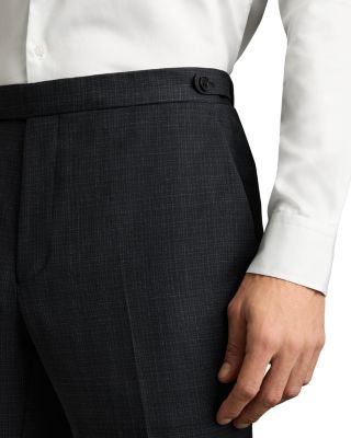 Slim Fit Hatch Textured Mixer Dress Pants