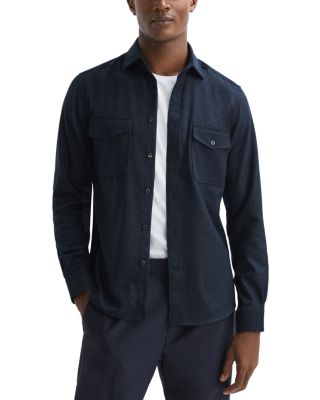 REISS - Chaser Twin Pocket Brushed Overshirt