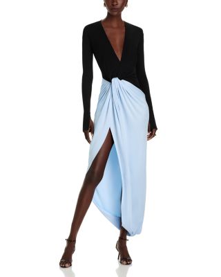 Victoria Beckham - Long Sleeve Jersey Gown