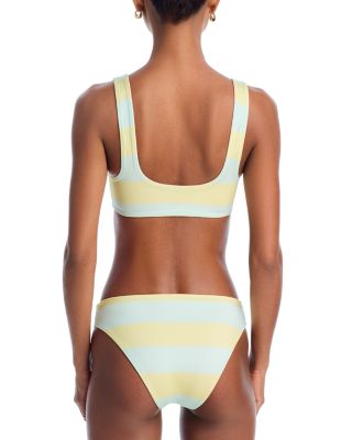  The Elle Striped Bikini Top &amp; Bikini Bottom