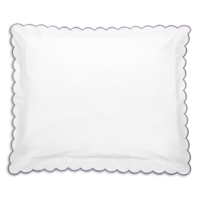 Matouk Dakota Percale Standard Sham In Deep Lilac