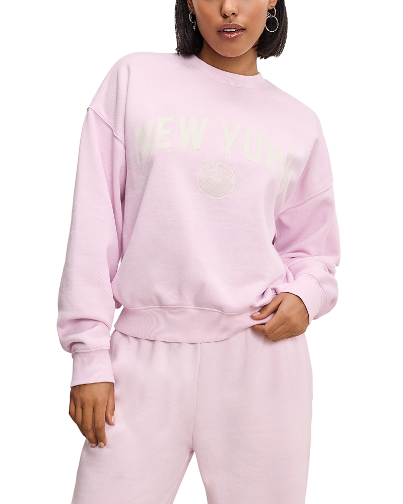 GOOD AMERICAN BRUSHED FLEECE SWEATSHIRT
