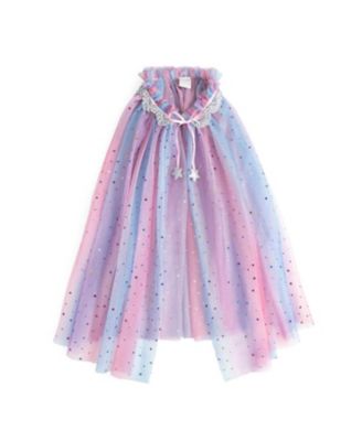 Sweet Wink - Girls' Purple Galaxy Cape - Age 3+ Years