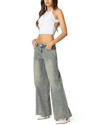 Caity Backless High Neck Top