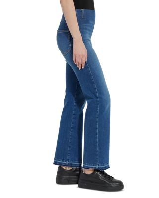 Premium Denim Relaxed High Rise Straight Jeans in Authentic Midwash