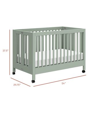 Maki Portable Folding Crib with Toddler Bed Conversion Kit