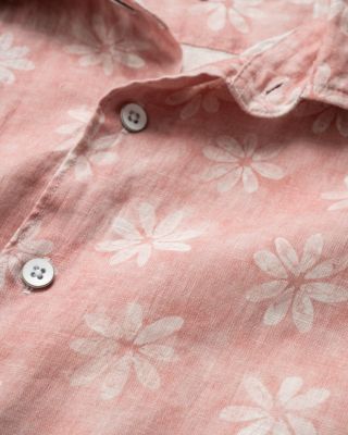 Belleknowes Regular Fit Short Sleeve Linen Shirt 