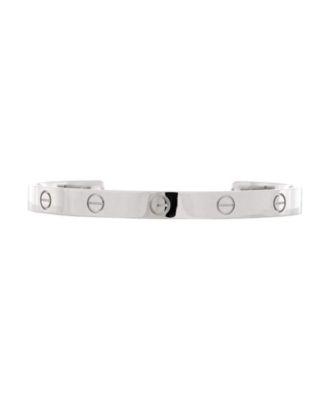 Pre-Owned Cartier Love Cuff Bracelet 18K White Gold