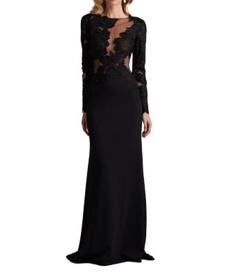 Caselle Embroidered Illusion Bodice Gown