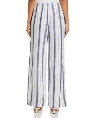 Coastal Stripe Wide Leg Pants