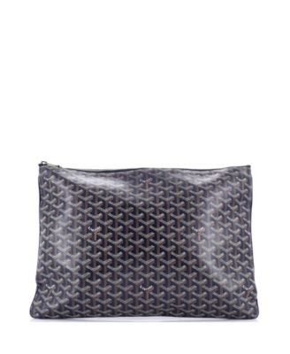 Pre-Owned Goyard - GM Senat Zip Pouch Coated Canvas