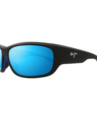 Mauklele Rectangle Sunglasses, 64mm