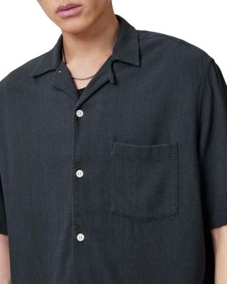 Cudi Relaxed Fit Short Sleeve Camp Shirt