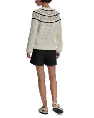Padbury Pointelle Knit Sweater