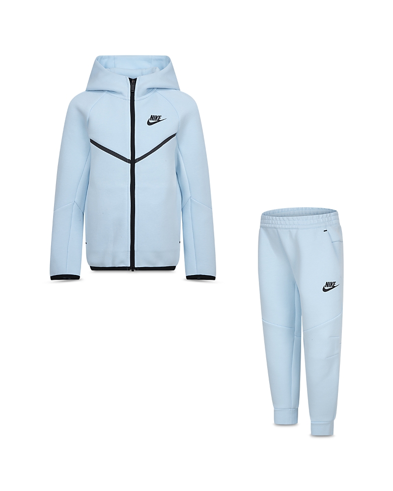 Nike Sportswear Little Kids' Tech Fleece 2-piece Full-zip Set In Glacier