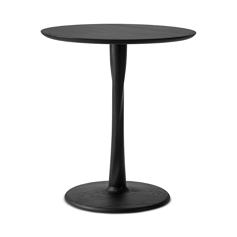 Ethnicraft Torsion Dining Table, Small In Black Oak