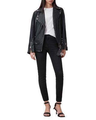 Miller Size Me High Rise Skinny Jeans in Black