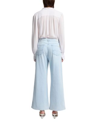 Lotta High Rise Wide Leg Jeans in Malibu Sky 