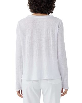 Linen Jersey Crewneck Tee