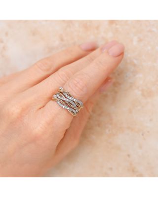 14K Yellow Gold Kate Diamond Ring, 0.62 tcw