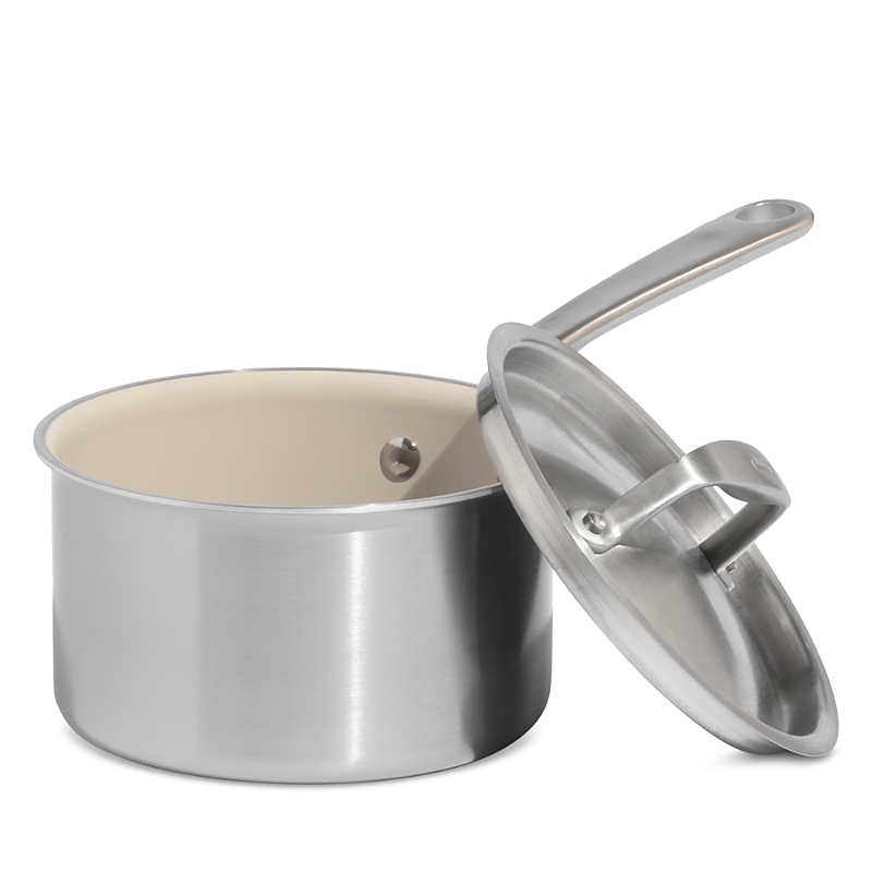Made In Ceramiclad 2 Qt. Nonstick Saucepan And Lid In Ceramiclad