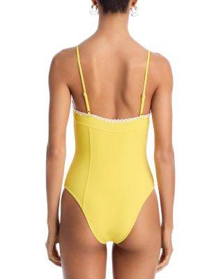 Addisyn Crochet Trim One Piece Swimsuit