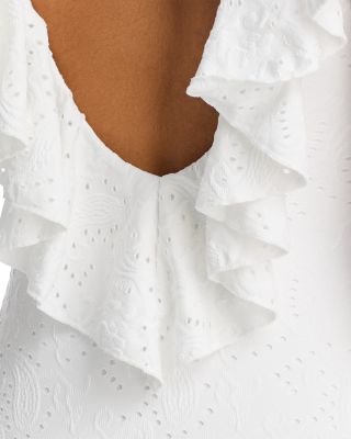 Amy V Neck One Piece Swimsuit