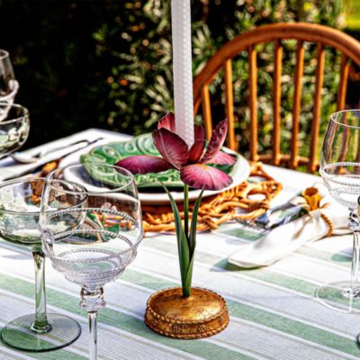 Meadow Walk Iris 9&amp;quot; Candlestick