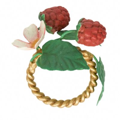 Meadow Walk Daffodil Napkin Rings, Set of 4