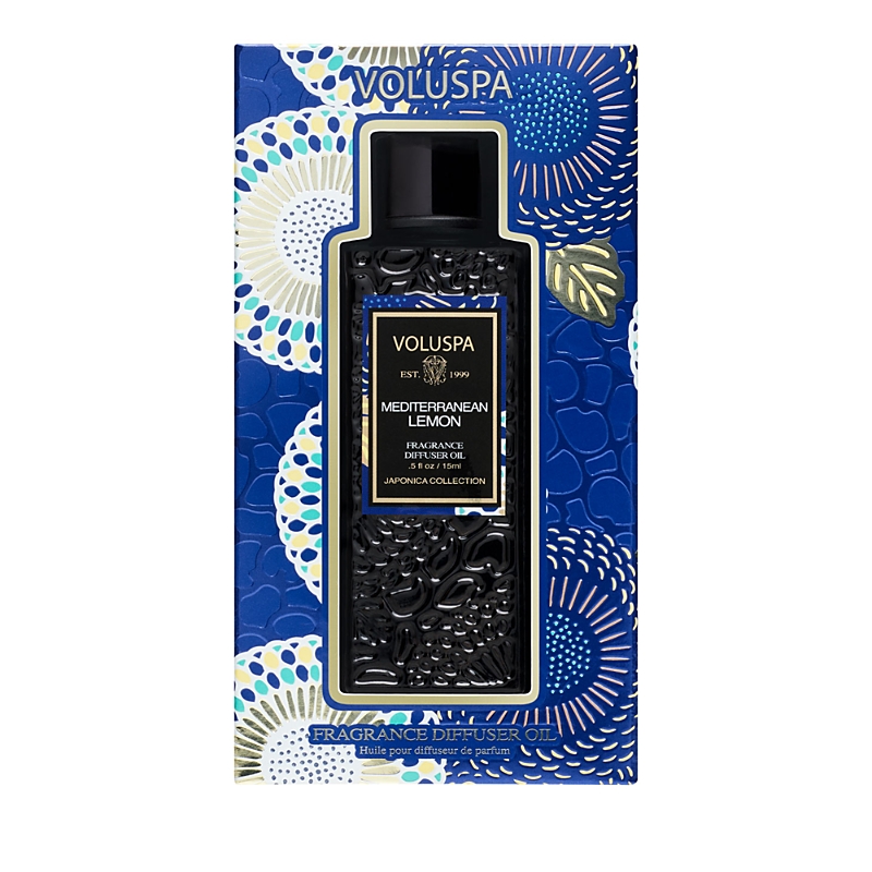 Voluspa Mediterranean Lemon Ultrasonic Diffuser Oil, 0.5 Oz.
