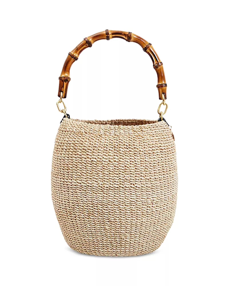 Clare V. Pot de Miel Bag with Bamboo Handle