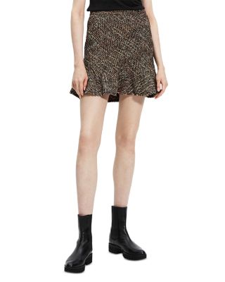 Theory - Diagonal Mini Skirt