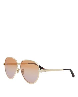 BVLGARI - Serpenti Forever Pilot Metal Sunglasses, 59mm