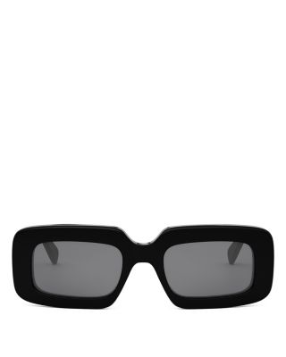Triomphe Rectangular Sunglasses, 53mm