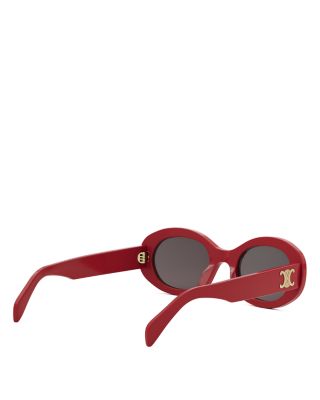 Triomphe Oval Sunglasses, 52mm