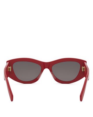 Triomphe Geometric Sunglasses, 55mm