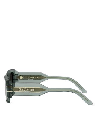 DiorSignature S13I Rectangle Sunglasses, 52mm