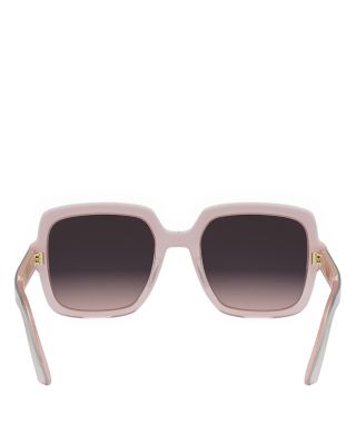 DiorMidnight S4I Square Sunglasses, 54mm