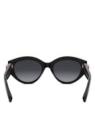 B.Zero1 Oval Sunglasses, 53mm