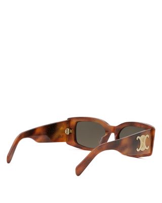 Maxi Triomphe Rectangular Sunglasses, 53mm