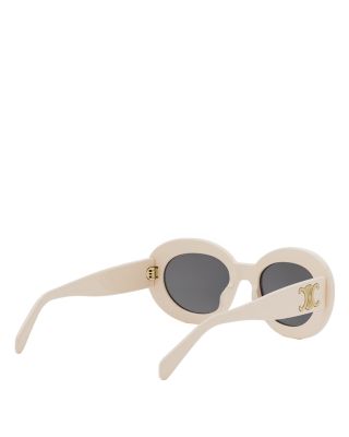 Triomphe Round Sunglasses, 52.9mm