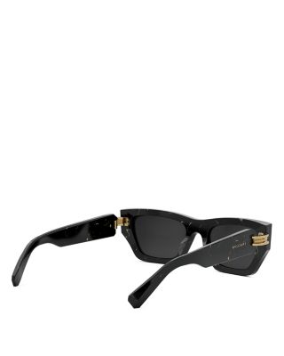 B.Zero1 Rectangular Sunglasses, 54mm