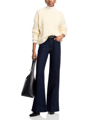 Skylar High Rise Flare Jeans in Rinse