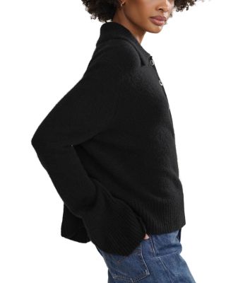 Stevie Cashmere Blend Polo Sweater